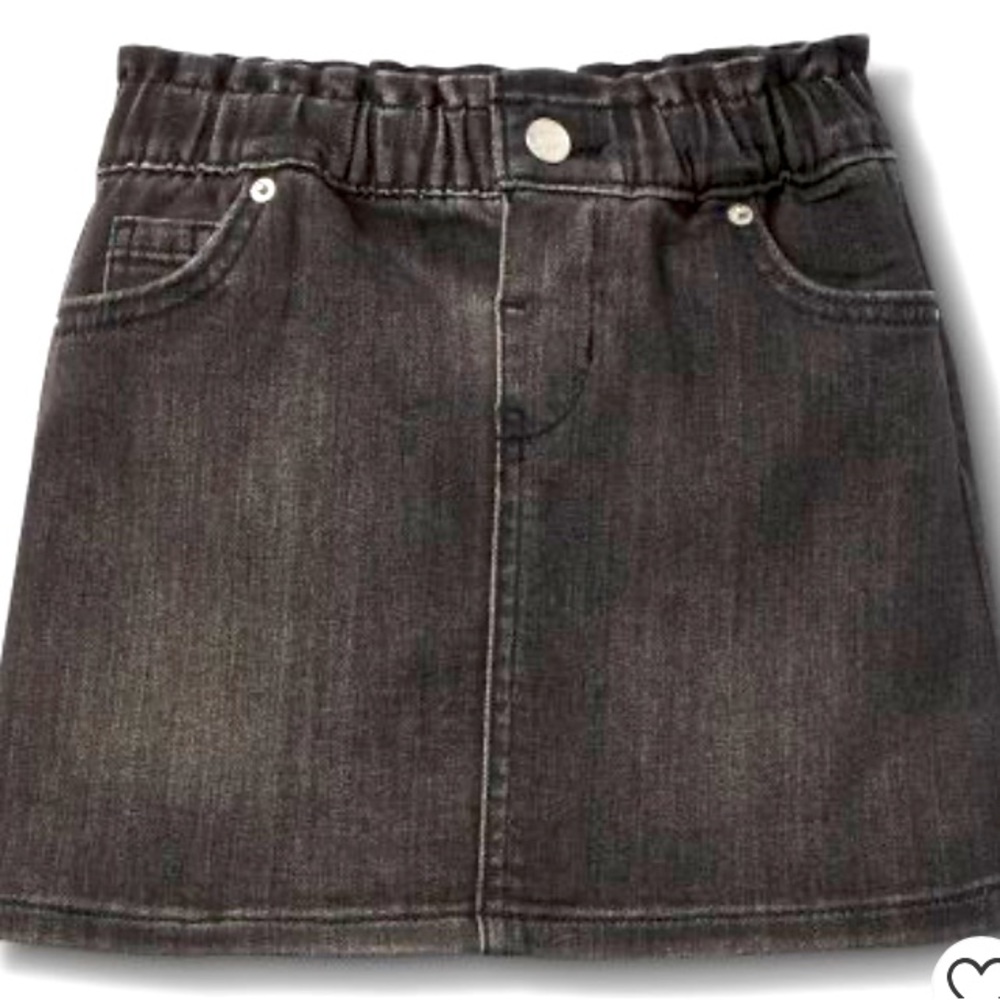 Cat and Jack Toddler 5t Paper Bag Denim Skirt NWT